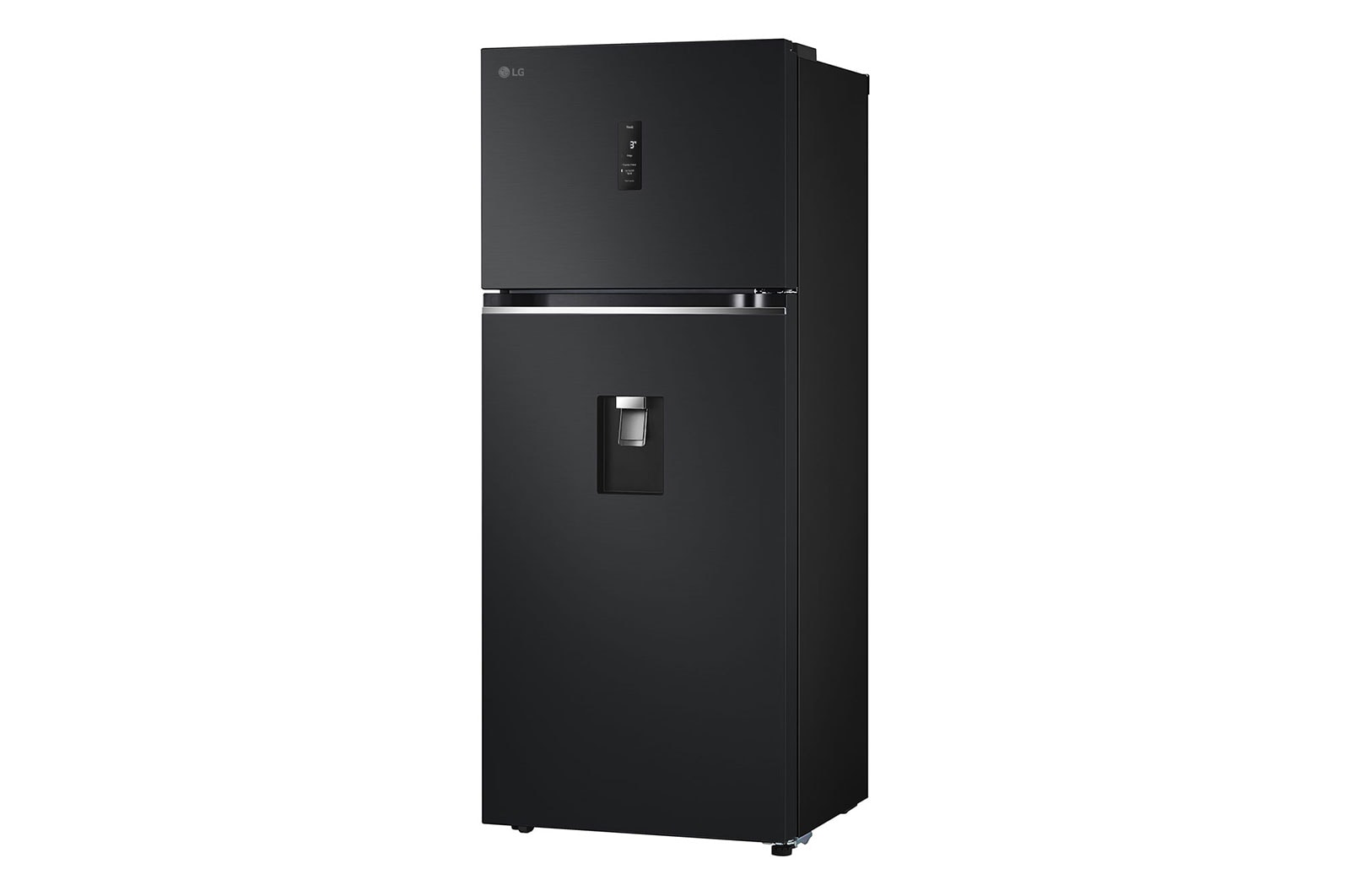 LG 383L Top Freezer Refrigerator with Smart Inverter Compressor™ in Essence Matte Black, GT-F3953EP